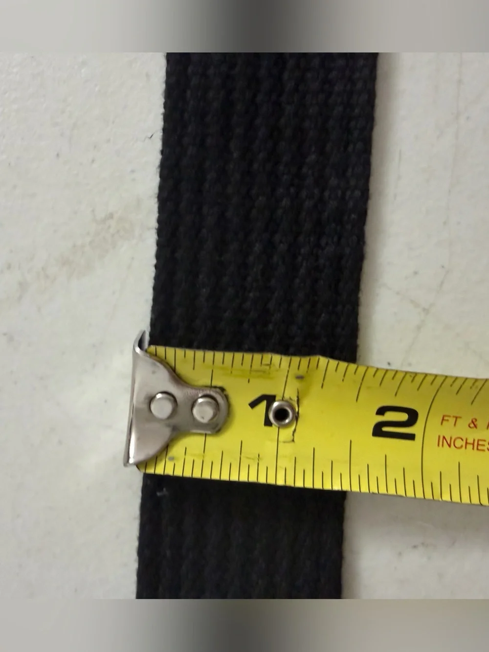 Men’s Durable Gray and Black Strap Belts